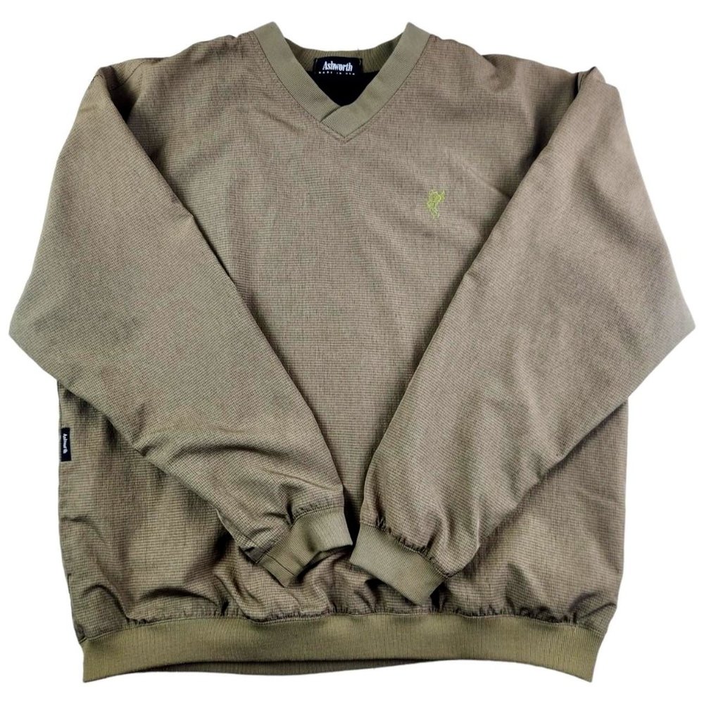 Ashworth Windbreaker Pullover V-neck
